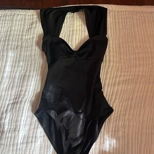 Natalie Dancewear Black Leotard